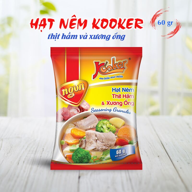 SKU_Hạt nêm Kooker thịt hầm và xương ống 60gr