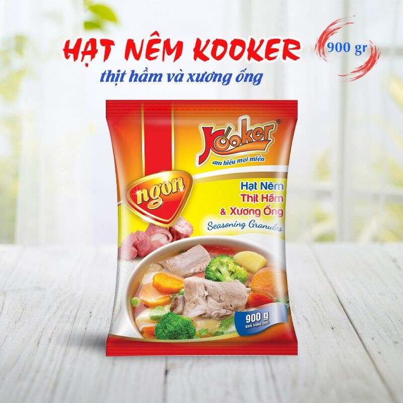 SKU_Hạt nêm Kooker thịt hầm và xương ống 900gr